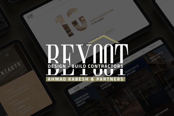 BEYOOT for Contracting and Interior Design studio Website